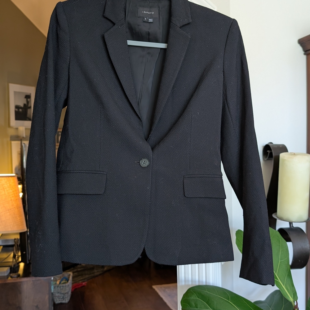 Theory Classic Black Women's Suit Jacket